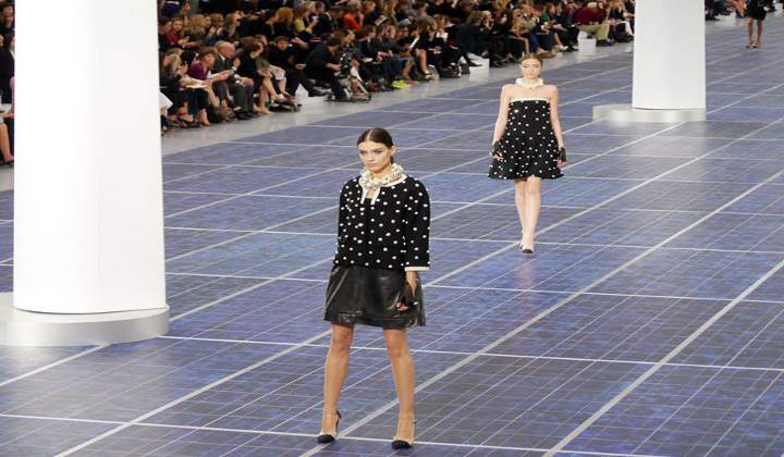 Chanel Fashion Week Solar Panel Runway in Paris 2013